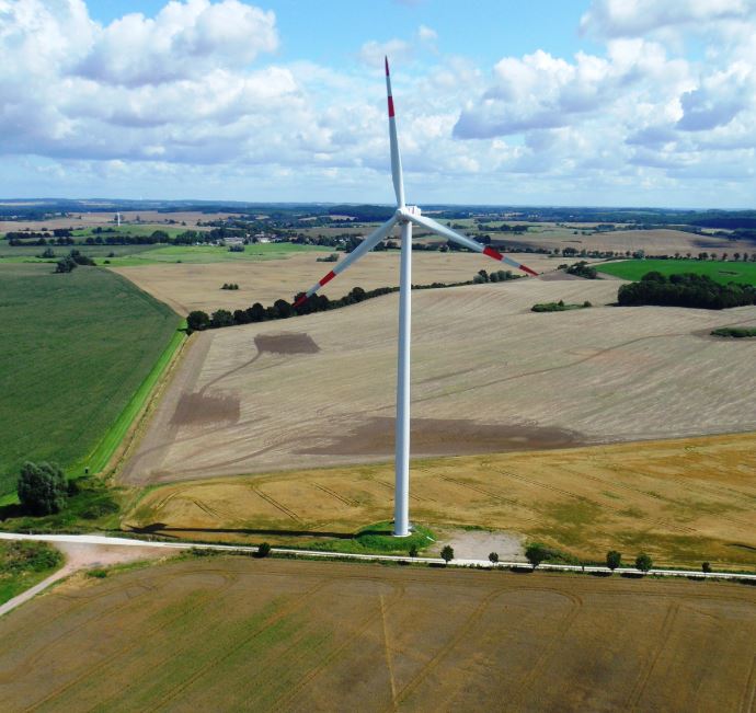 Windenergieanlange in Kirch Mulsow