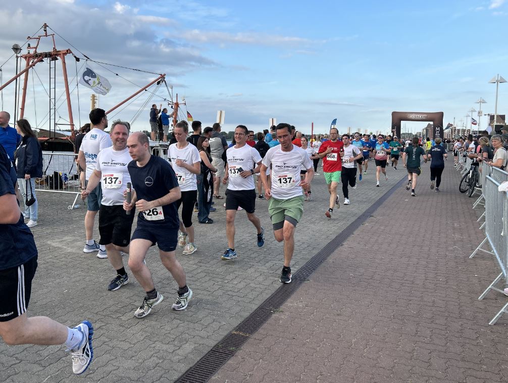 Firmenlauf eno energy Team